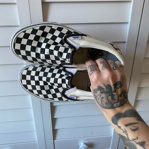 Classic checkered vans! Size 7.5